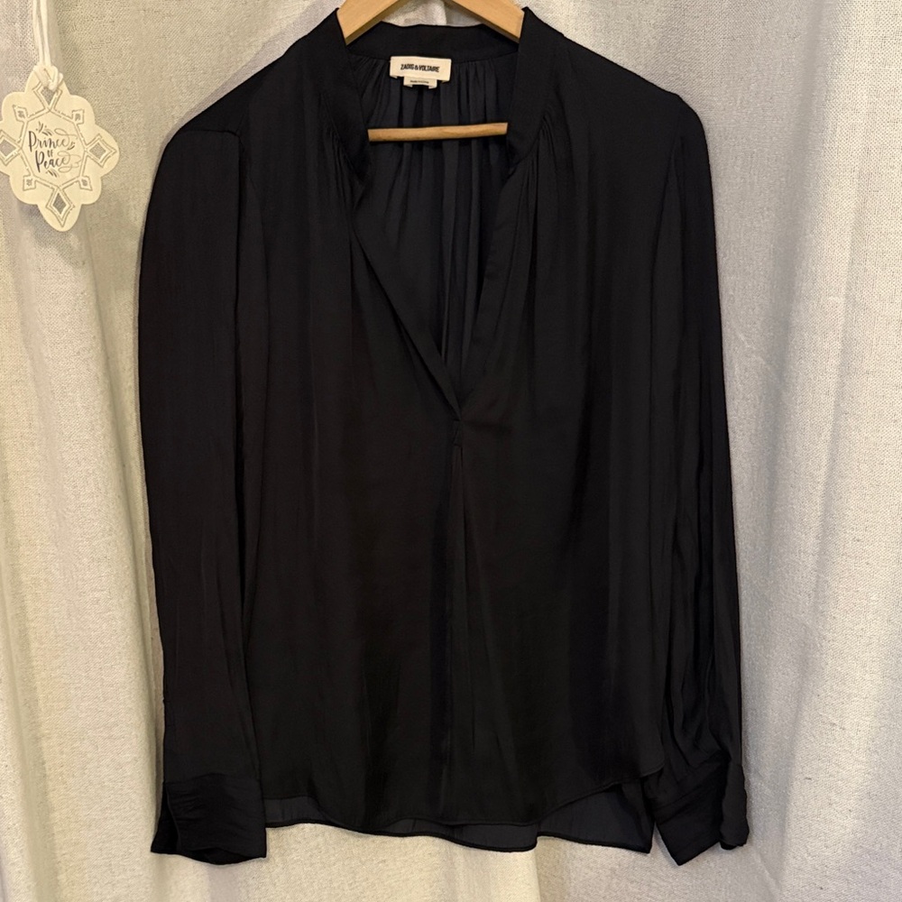Zadig & Voltaire Black Blouse - Size M
